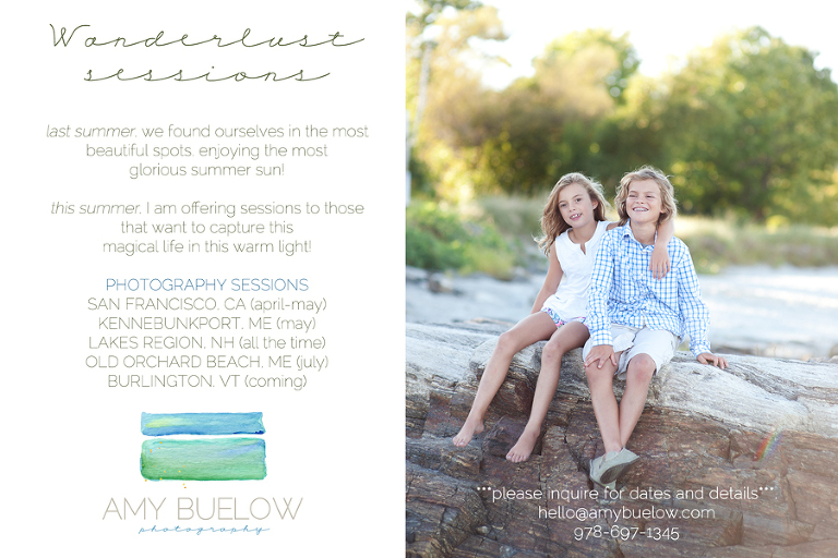 travel family photographer me, vt, nh