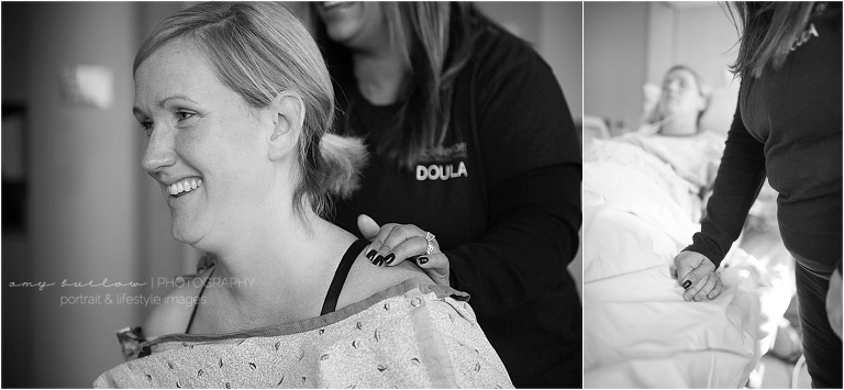 hospital birth, born in caul, born in veil, birth photography