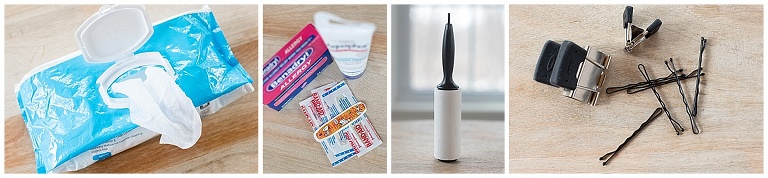band aids, johnson and johnson, aquaphor, nededryl, photographer, wipes